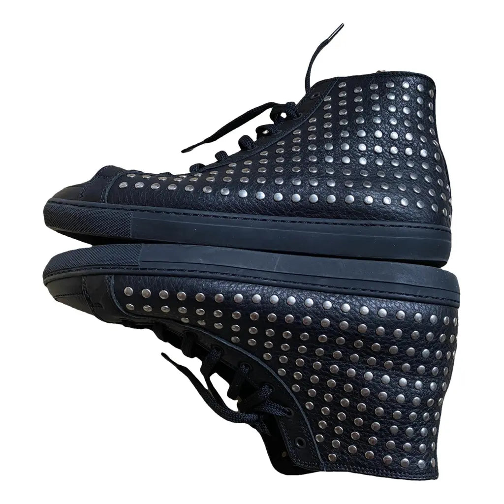 BURBERRY Cattell Studded High-Top Sneakers
