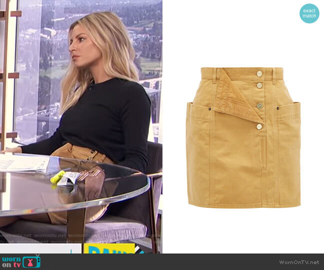 JACQUEMUS Nimes Draped Panel Mini Skirt In