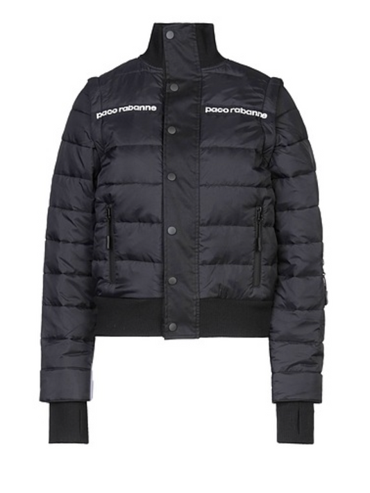 Paco Rabanne Nylon Padded Bomber Jacket