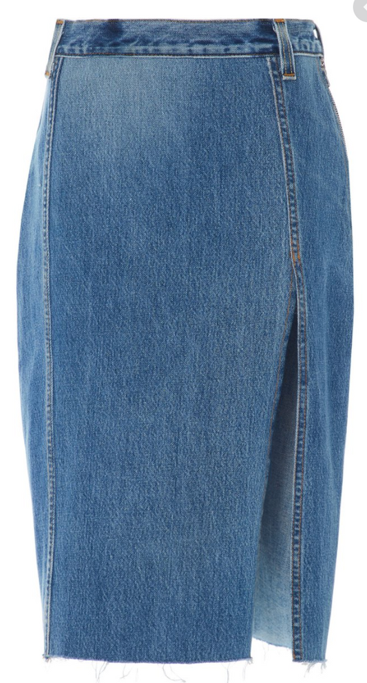RE/DONE Denim Midi Skirt